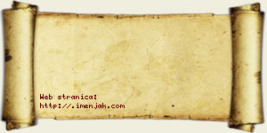 Elma Radojković vizit kartica